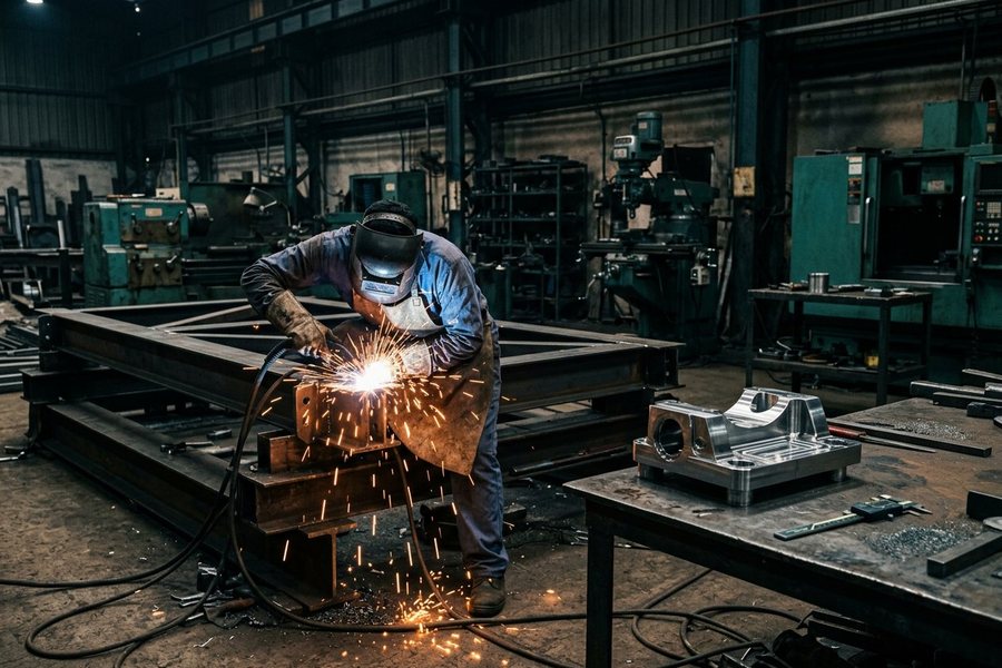 Heavy steel fabrication and welding