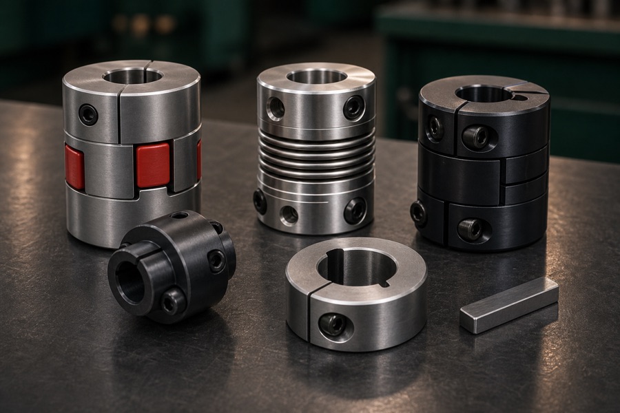 Industrial shaft couplings and connectors